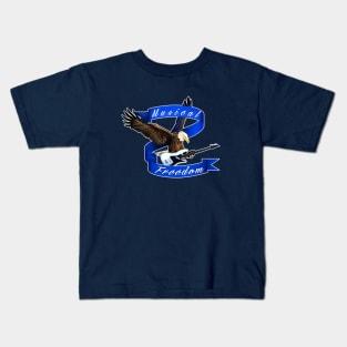 Eagle Guitar Musical Freedom Kids T-Shirt